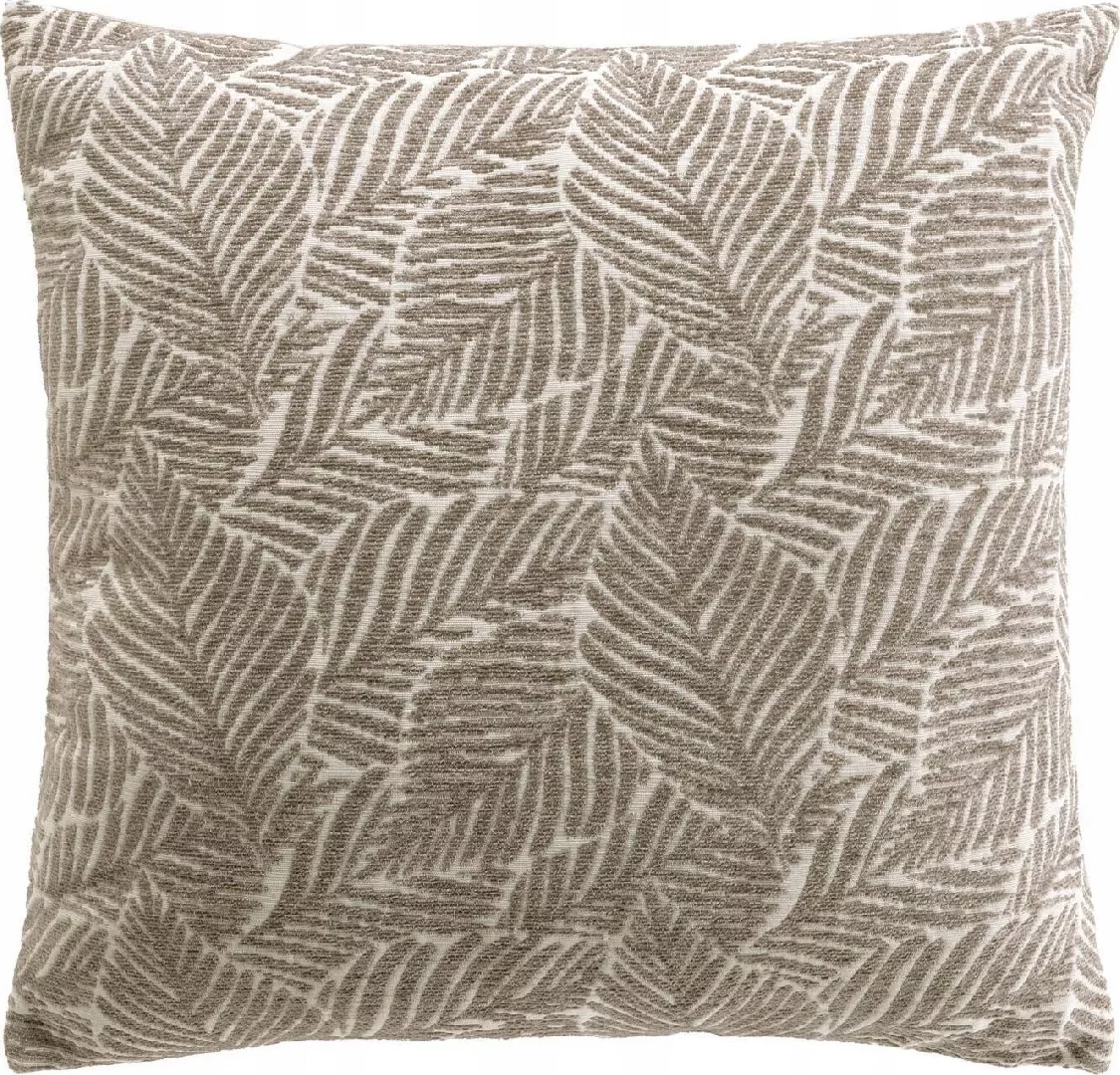 Douceur d`Interieur Decorative pillow jacquard leaf